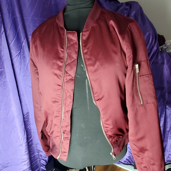 Red Bomber Jacket - Picture 1 of 3
